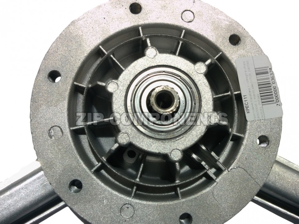 Крестовина барабана + суппорт в сборе (400/500об.), Indesit зам.037028, (041548, 143826), 75IT049