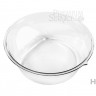 Стекло дверки (люка) Haier 0021400015