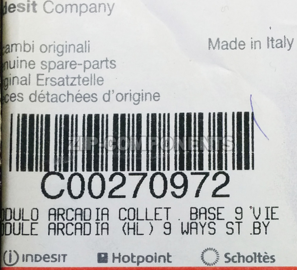 Модуль (плата) Indesit Arcadia C00270972(Уценка)