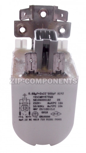 Фильтр сетевой шумоподавляющий Whirlpool 481212118285